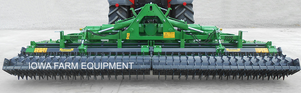 Valentini Power Harrow with Packer Roller