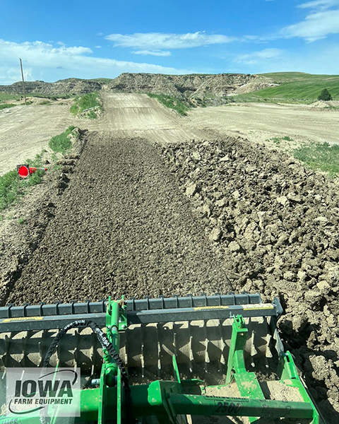 3-Point Power Harrow for Motocross Track