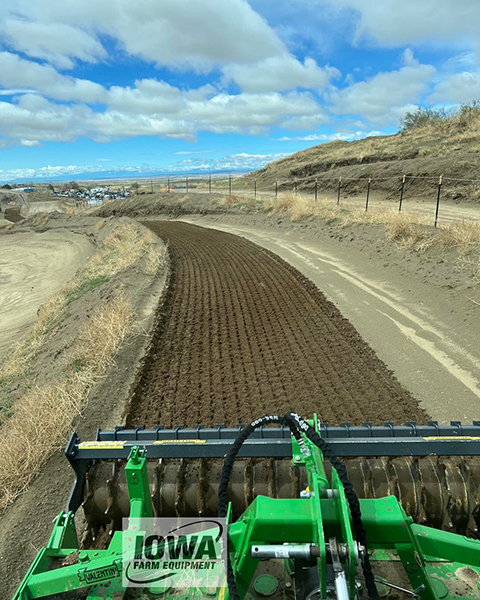 Tractor Harrow for Racetrack Grooming