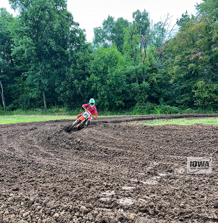 Rotary Power Harrow for Racetrack